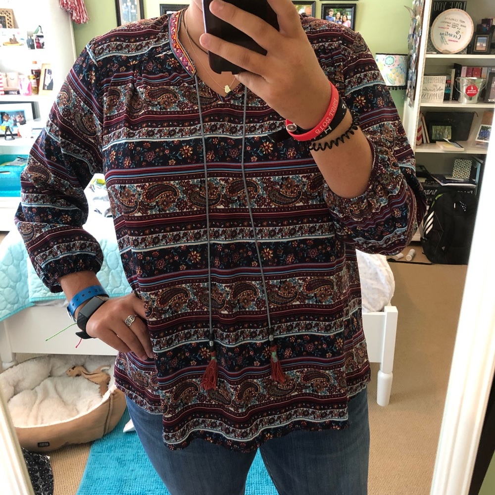 Paisley Patterned Blouse